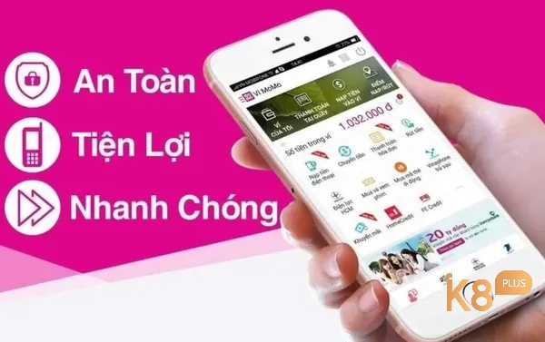 Giao diện chính của ví Momo