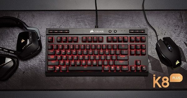 Bàn phím Corsair K63 Compact Mechanical với hệ thống ánh sáng sống động