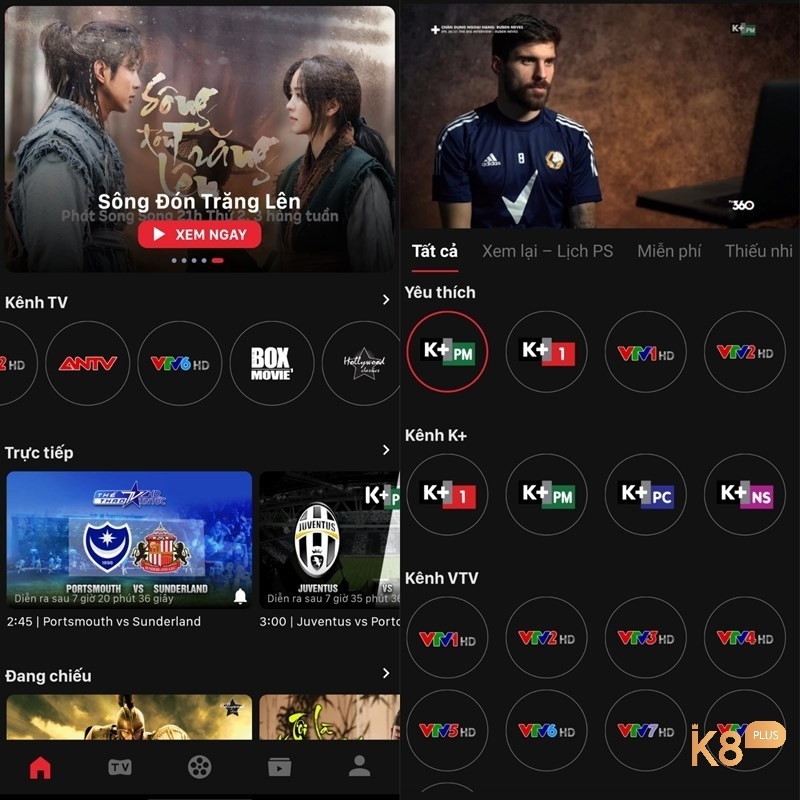 K+ miễn phí - Cùng K8 xem free trên Smart TV cực đơn giản