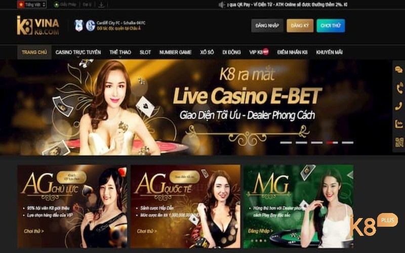 Live Casino siêu chân thực từ K8