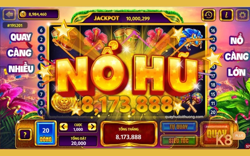 Nohu Vin là sân chơi game nổ hũ vin