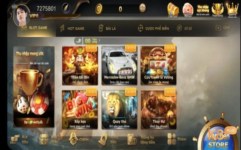 Trải nghiệm game nổ hũ quốc tế trên biendo.co