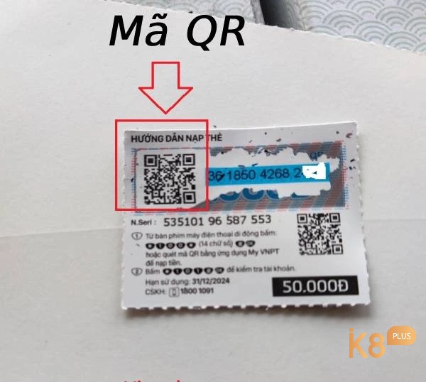 Hình thức quét mã QR nạp tiền điện thoại