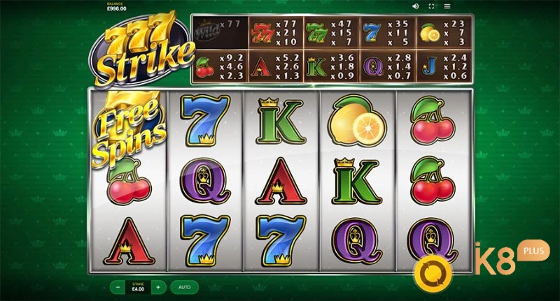 Cách chơi game 777 Strike slot cực đơn giản