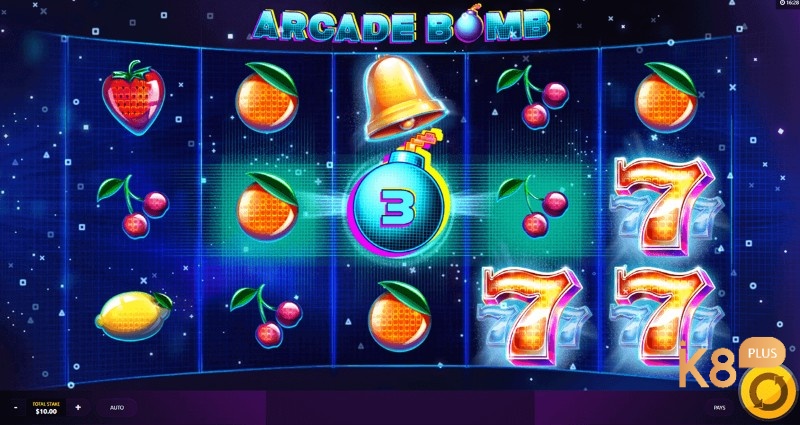 Đồ hoạ của Arcade bomb slot được thiết kế vô cùng đẹp mắt và sống động