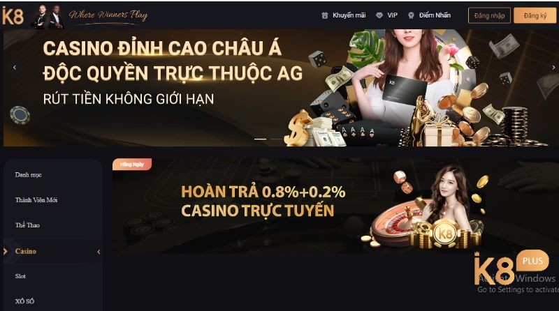 K8 - Sân chơi các cược uy tín cho anh em