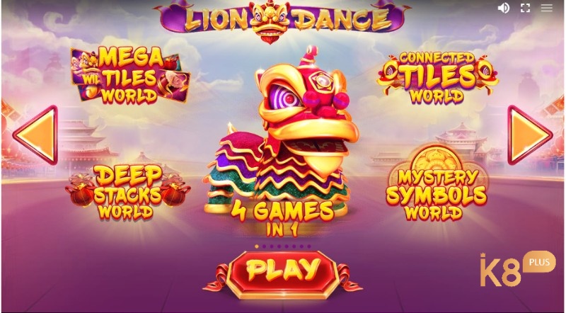 4 trò chơi trong 1 của Lion Dance slot