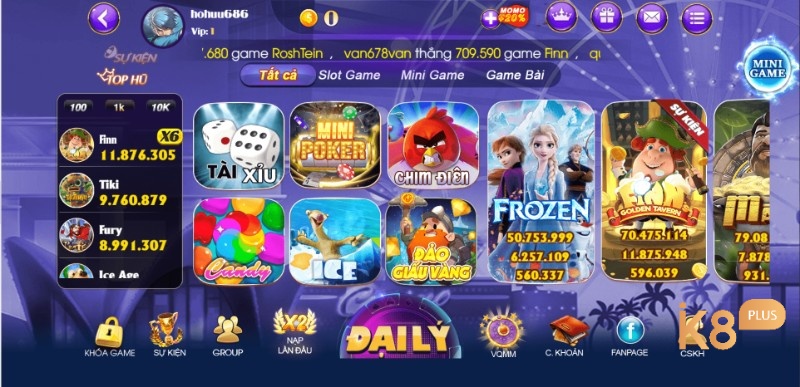 Các game nổi tiếng tại nổ hũ Sumvip