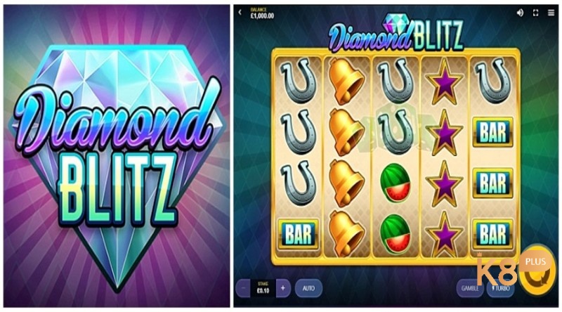 Diamond Blitz demo là một game slot có 5 dòng 20 hàng thanh toán 