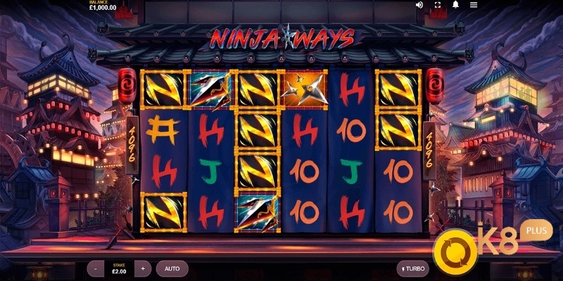 Ninja ways slot: Nổ hũ Ninja cùng thưởng khủng tại K8