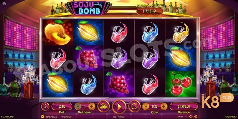  biểu tượng đặc biệt mà Soju Bomb có: Scatter và Wild