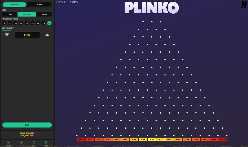 Play Plinko: Game slot hấp dẫn từ Hacksaw Gaming