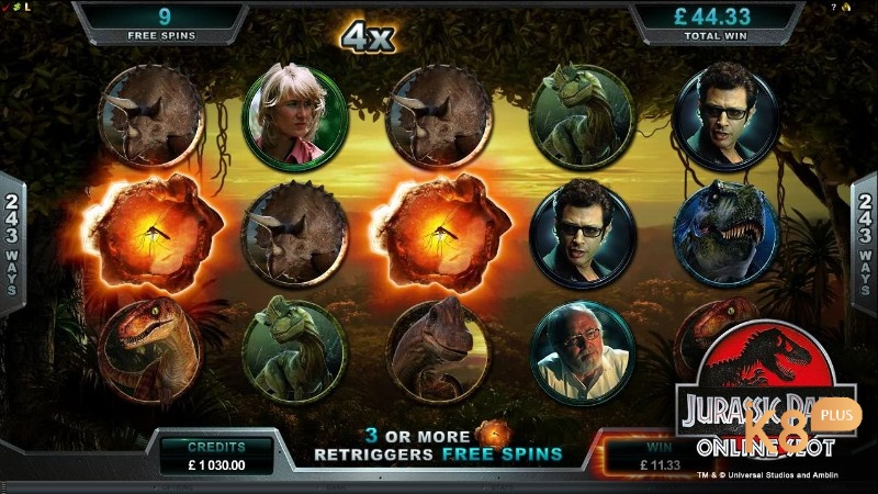 Game jurassic park - slot game khá phổ biến hiện nay