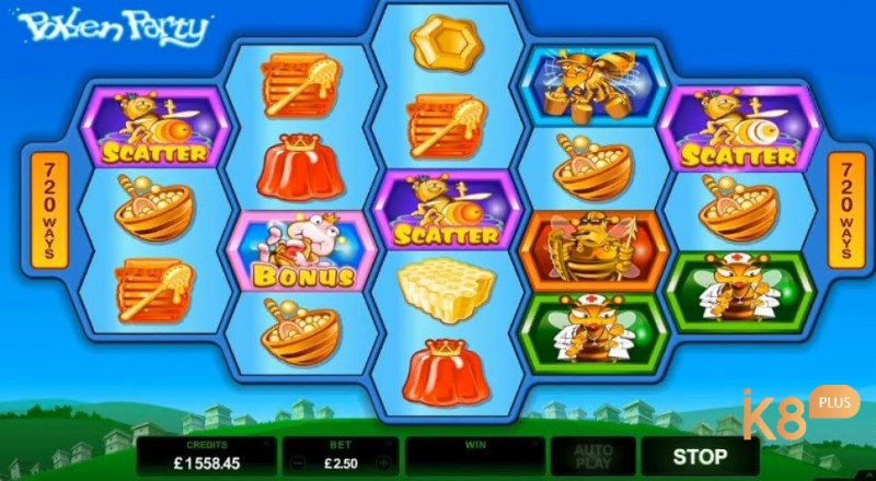 Pollen Party slot có cách chơi đơn giản