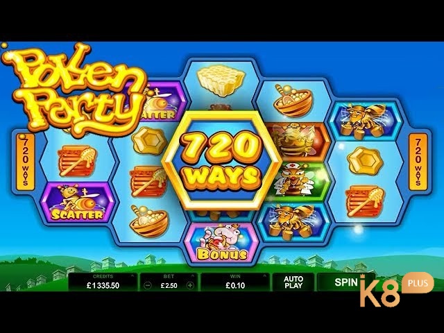 Trò chơi Pollen Party slot có 720 cách để giành chiến thắng