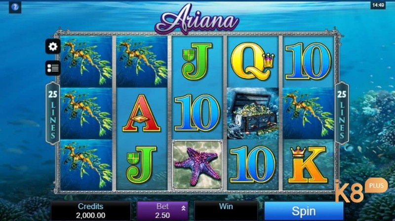 Cách chơi game slot Ariana rất đơn giản