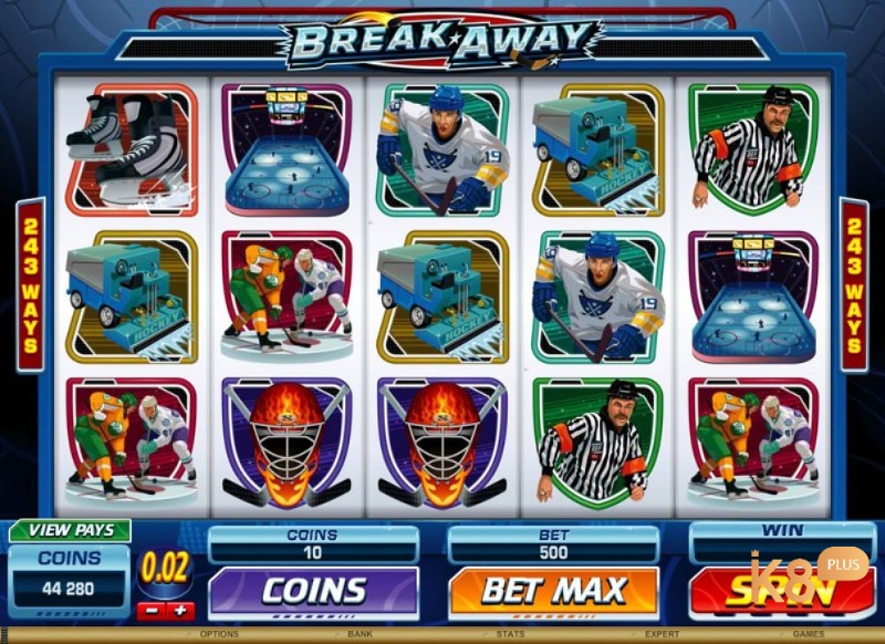 Cách chơi game slot Break Away rất đơn giản