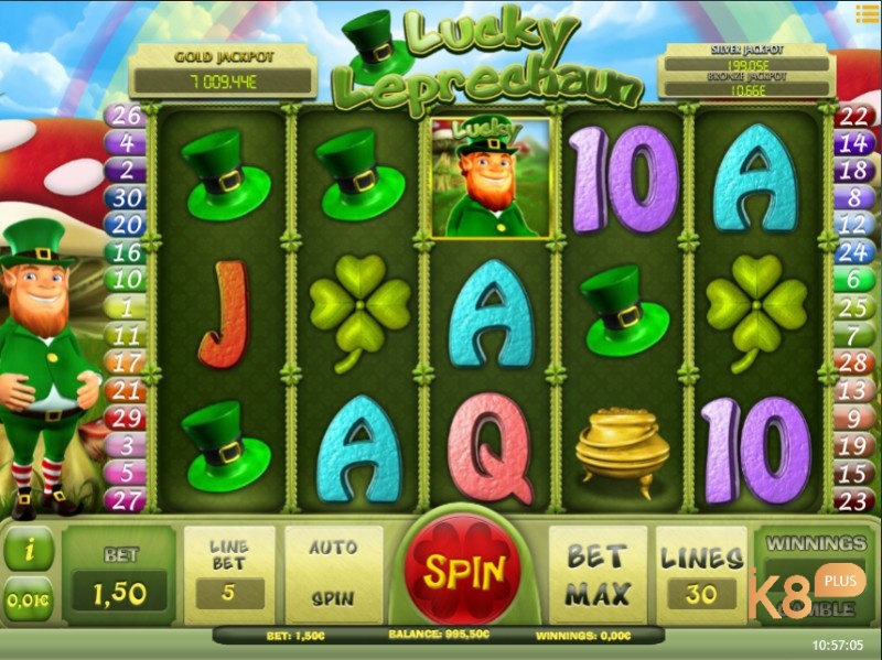 Trò chơi Lucky Leprechaun Slot có lối chơi đơn giản và dễ hiểu.