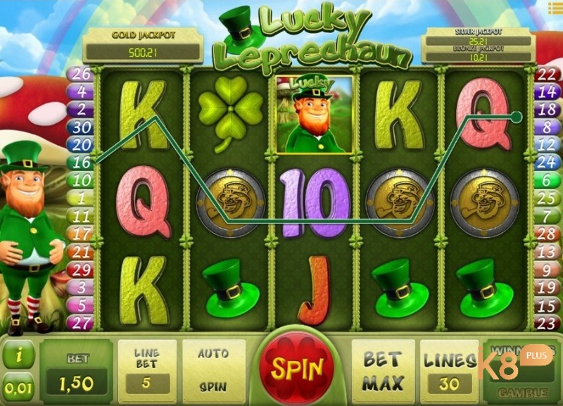 Cùng k8 khám phá chi tiết về Game lucky leprechaun slot nhé!