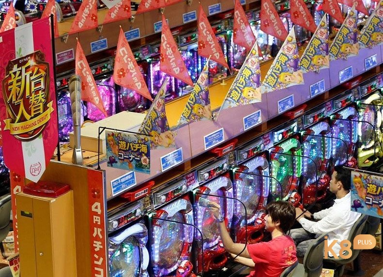 Máy Pachinko có sẵn tại nhiều trung tâm thương mại