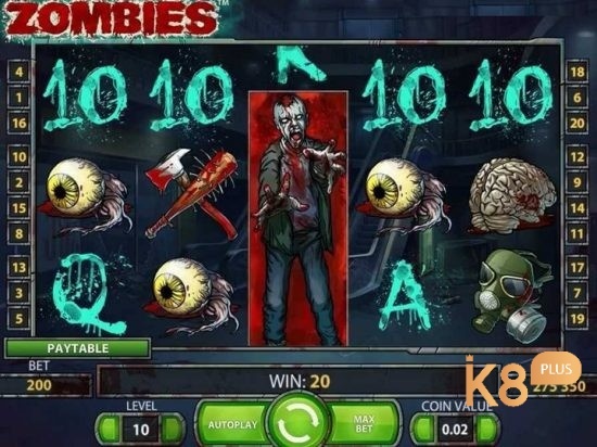 Zombies slot: RTP 97,2% - Thưởng độc đắc lên tới 100 000 xu