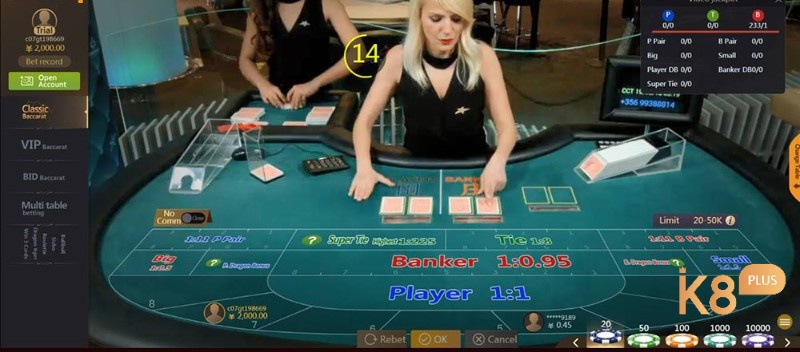 Khám phá về Top nhà cái chơi game đánh bài Baccarat uy tín nhất cùng K8 nhé!