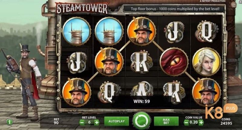 Đánh giá chung về Steam tower slot