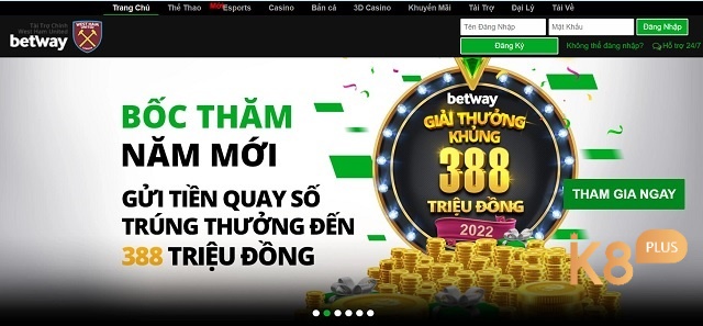 Betway mang tới cho cược thủ nhiều lợi ích hấp dẫn 