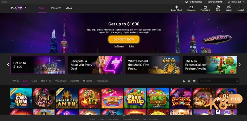 Jackpotcity casino với hơn 20 năm trong ngành