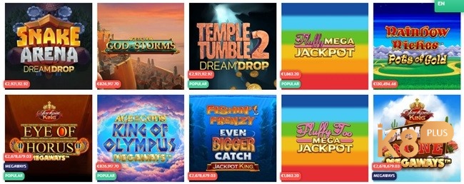 Dynamite Riches, Rainbow Jackpots là trò chơi jackpot được yêu thích nhất