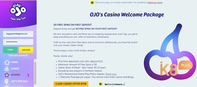 Playojo Casino: Cá cược an toàn với 3.000 game hấp dẫn