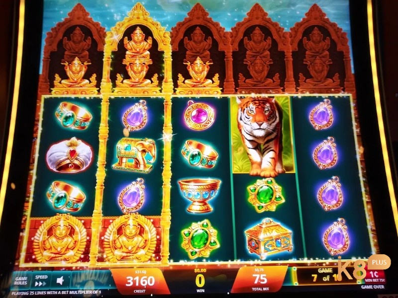 Chủ đề trong game Golden Jungle thiết kế dựa trên một trong những ngôi đền