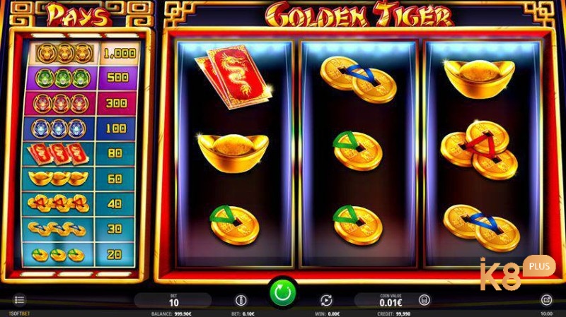 Golden Tiger slot được phát triển bởi iSoftbet - Nhà sản xuất game hàng đầu