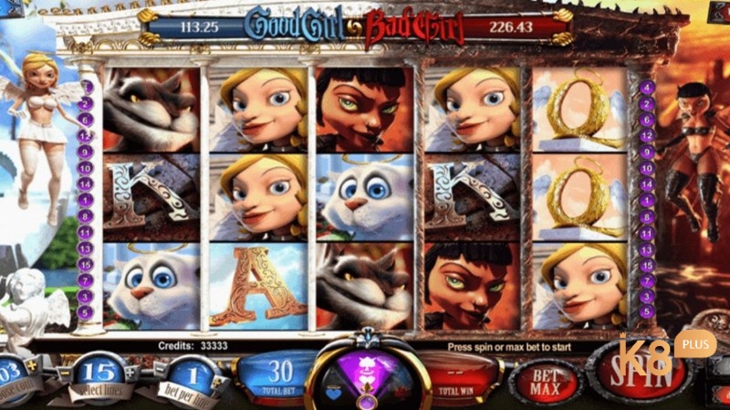 Cách chơi game slot Good Girl Bad Girl rất đơn giản