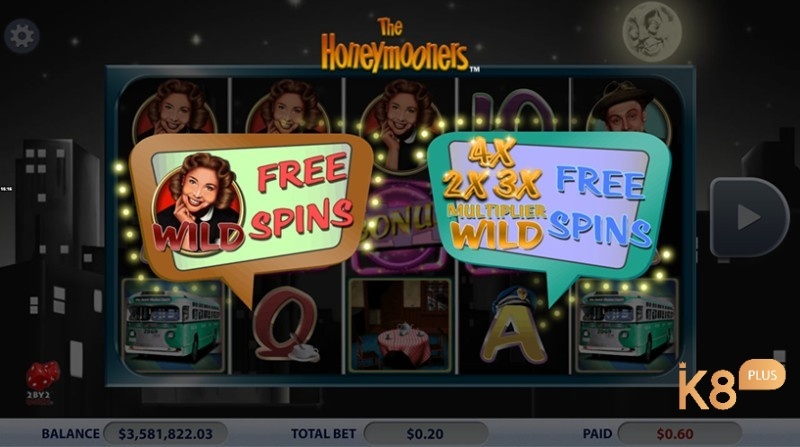 Honeymooners: Slot truyền hình nổi tiếng của 2By2 Game