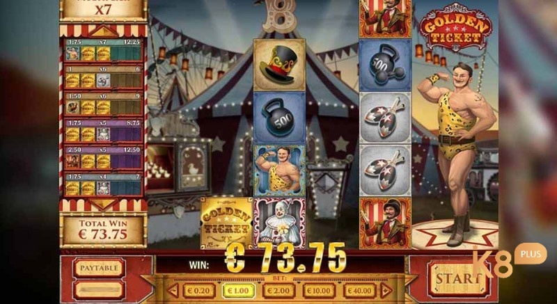 Golden Ticket: Slot rạp xiếc lưu động đến từ Play N Go