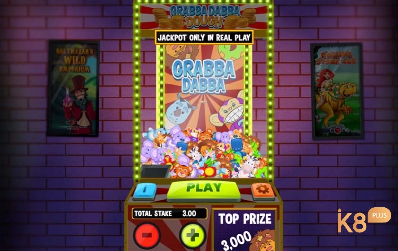 Giao diện chính của slot game với các biểu tượng đặc trưng