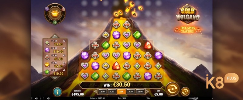 Cách chơi game Gold Volcano Hot đặt cược khá đơn giản