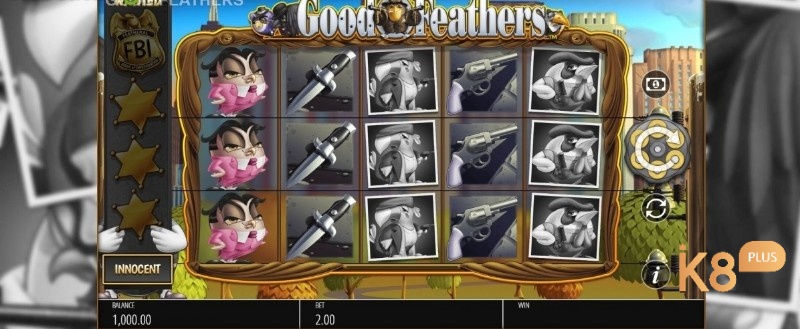 Good Feathers slot lấy chủ đề siêu độc lạ về một băng nhóm chim mafia