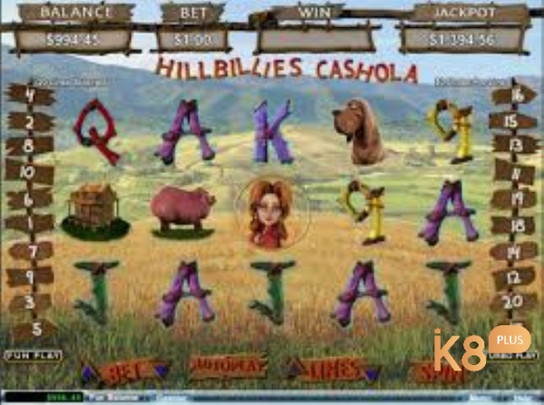 Chủ đề trong game Hillbillies Cashola