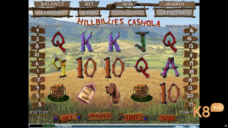 Biểu tượng trong game Hillbillies Cashola