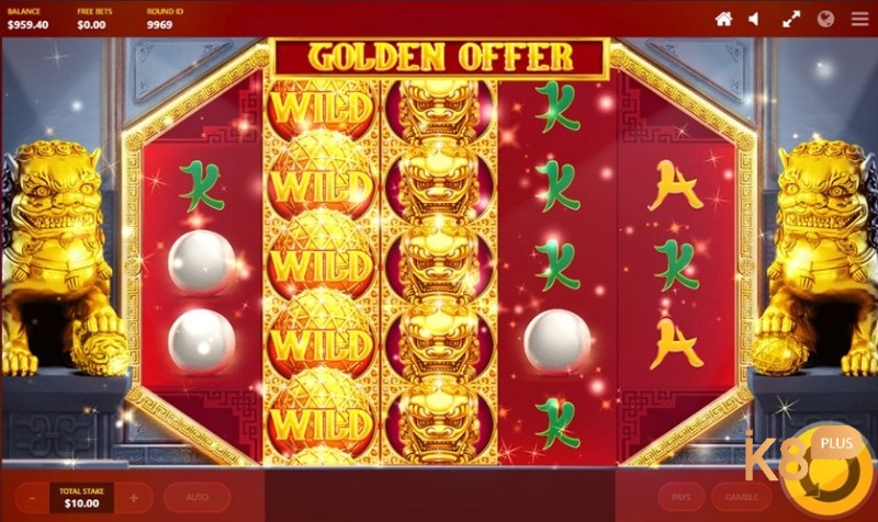 Golden Offer có các biểu tượng bắt mắt và đa dạng