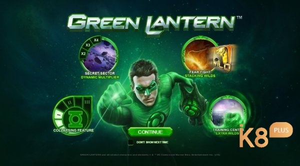 Green Lantern: Slot của Playtech về bộ phim bom tấn Hollywood