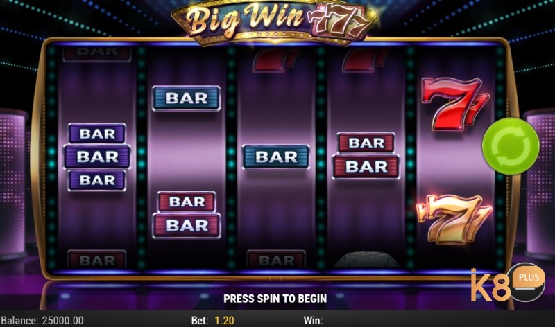 Game slot Big Win 777 sở hữu thiết kế hoài cổ nhưng đầy rực rỡ