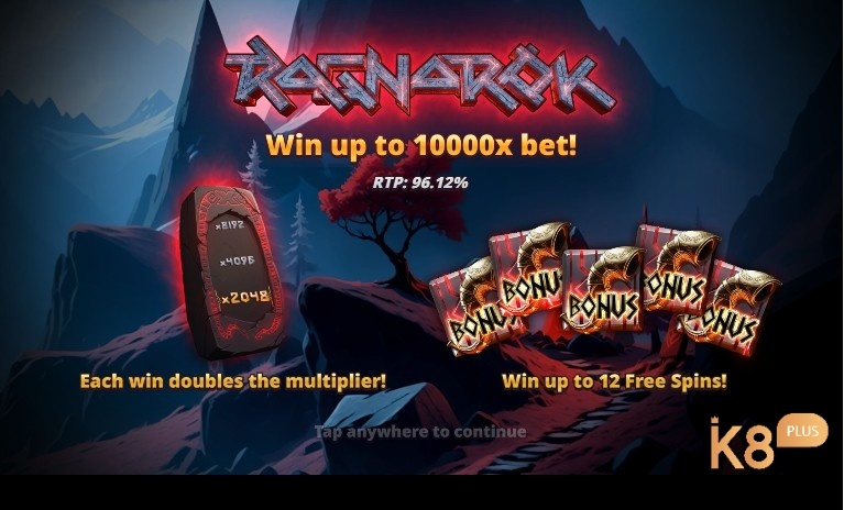 Ragnarok slot về thần thoại Bắc Âu với thưởng hấp dẫn